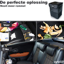 Arclit® Auto-Mülleimer – 6 Liter – Tragbarer Fahrzeug-Mülleimer – Auslaufsicherer und faltbarer Abfallbehälter – Zusätzliche Aufbewahrungsbeutel – Schwarz