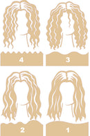 ProWaves Verstelbare Golvenkrultang CT2306 - Professionele Titanium Wave Krultang - Waver Wafeltang - 4 Standen