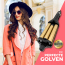 ProWaves Verstelbare Golvenkrultang CT2306 - Professionele Titanium Wave Krultang - Waver Wafeltang - 4 Standen
