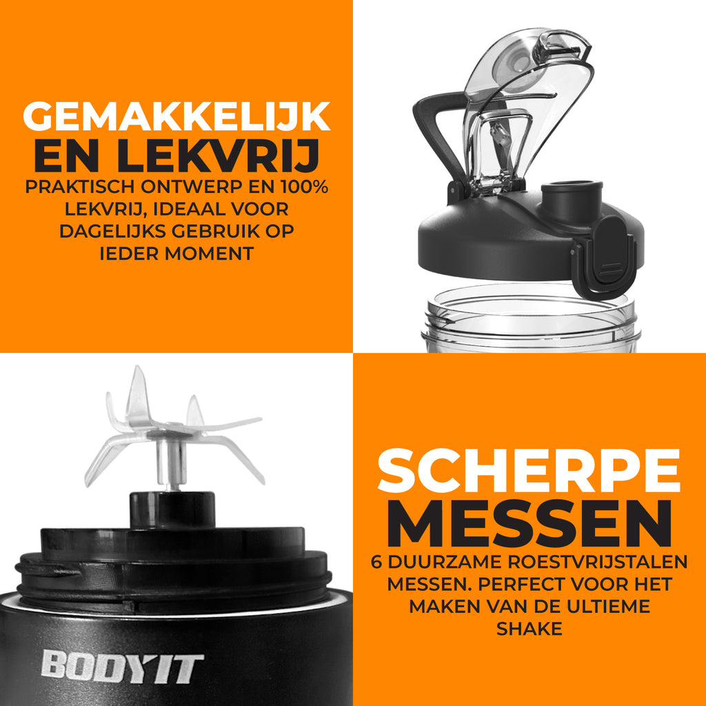 Ninja BlendBoss blender met draagbare beker, persoonlijke blender met Ninja BlendBoss blender met draagbare beker, persoonlijke blender met