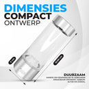 Hyperhydratation - Wasserstoffgenerator - H2-Wasser - Wassergenerator - 450 ml - Wasserstoffwassergenerator - Gesundes Wasser - Wasserflasche - Wasserfilterflasche - Superfood - Anti-Age - Erwachsene - Trinkflasche