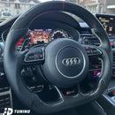 JDtuning® | Premium Carbon Flossen | Passend für Audi-Modell | A3/S3/RS3 | A4/S4/RS4 | A5/S5/RS5 | A6/S6/RS6 | A7/S7/RS7 | A8/S8 | Q2/Q3/Q5/SQ5/Q7/SQ7 | Tt/Ttrs | R8 | BMW E36 | Carbon Hochglanz – Schwarz/Rot