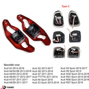 JDtuning® | Premium Carbon Flossen | Passend für Audi-Modell | A3/S3/RS3 | A4/S4/RS4 | A5/S5/RS5 | A6/S6/RS6 | A7/S7/RS7 | A8/S8 | Q2/Q3/Q5/SQ5/Q7/SQ7 | Tt/Ttrs | R8 | BMW E36 | Carbon Hochglanz – Schwarz/Rot