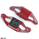 JDtuning® | Premium Carbon Flossen | Passend für Audi-Modell | A3/S3/RS3 | A4/S4/RS4 | A5/S5/RS5 | A6/S6/RS6 | A7/S7/RS7 | A8/S8 | Q2/Q3/Q5/SQ5/Q7/SQ7 | Tt/Ttrs | R8 | BMW E36 | Carbon Hochglanz – Schwarz/Rot