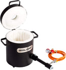Four de fusion | 1 Brûleur | Four de fusion des métaux 10kg | Four à gaz | propane | sept