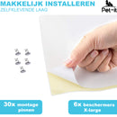 Pet-it Protection contre les rayures pour chats et chiens - 6 pièces XL - Transparent