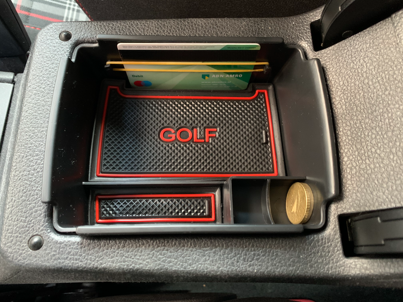 GAFAT V W Golf 7 7.5 2013-2019 Boîte de Rangement pour Accoudoir console  centrale Golf MK7 7.5 Organiseur pour accoudoir central, Accessoires Golf 7