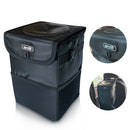 Arclit® Auto-Mülleimer – 6 Liter – Tragbarer Fahrzeug-Mülleimer – Auslaufsicherer und faltbarer Abfallbehälter – Zusätzliche Aufbewahrungsbeutel – Schwarz