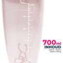 BODYIT® - Elektrische Shakebeker met Supplementen Doosje - 700ml - Lekvrije Proteïne Shaker - USB-Oplaadbare Shakebekers met Accu - Roze