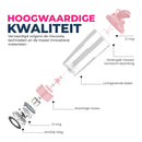 BODYIT® - Elektrische Shakebeker met Supplementen Doosje - 700ml - Lekvrije Proteïne Shaker - USB-Oplaadbare Shakebekers met Accu - Roze