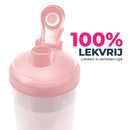 BODYIT® - Elektrische Shakebeker met Supplementen Doosje - 700ml - Lekvrije Proteïne Shaker - USB-Oplaadbare Shakebekers met Accu - Roze