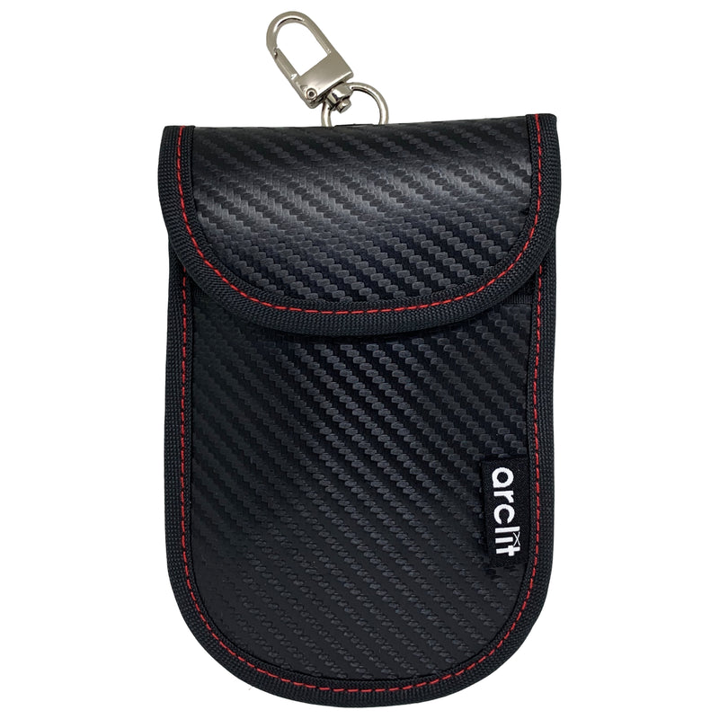 Arclit® Keyless Entry Autoschlüssel Anti-Diebstahl RFID Schutzhülle -  Carbon - Größe M