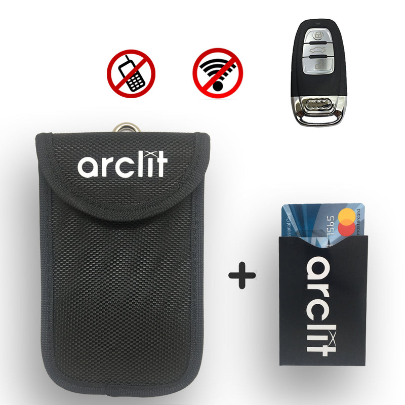 Étui de protection antivol RFID pour clé de voiture Arclit® Keyless Entry -  Taille S