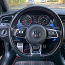 JDtuning® | Premium Aluminium Flippers | Geschikt voor Golf 7 DSG GTI R Scirocco Passat Volkswagen - Zwart/Blauw/Rood/Zilver