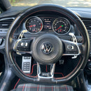 JDtuning® | Premium Aluminium Flippers | Geschikt voor Golf 7 DSG GTI R Scirocco Passat Volkswagen - Zwart/Blauw/Rood/Zilver