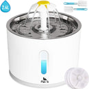 Fontaine à boire Pet-it avec 3 filtres - Chats et chiens - 2,4 litres - Blanc