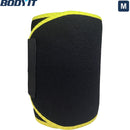 BODYIT® – Afslankgordel Buik – Geel/Zwart