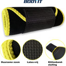 BODYIT® – Afslankgordel Buik – Geel/Zwart